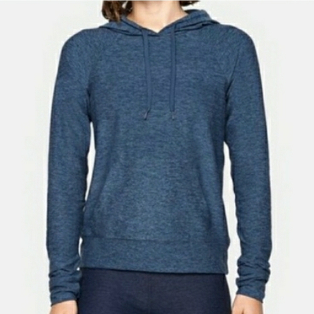 Outdoor Voices Heathered Navy Blue Hoodie